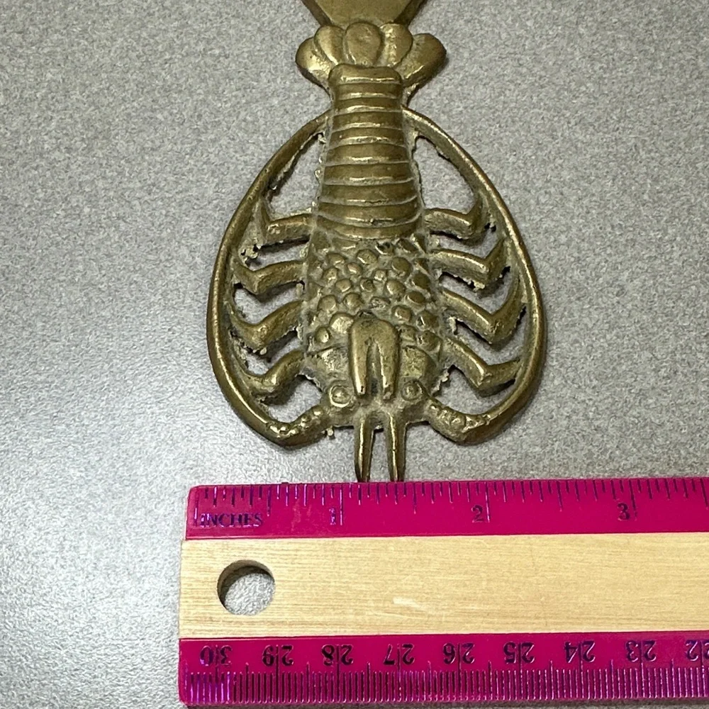 Brass Crawdad Bottle Opener 5 1/4”x2 1/2”